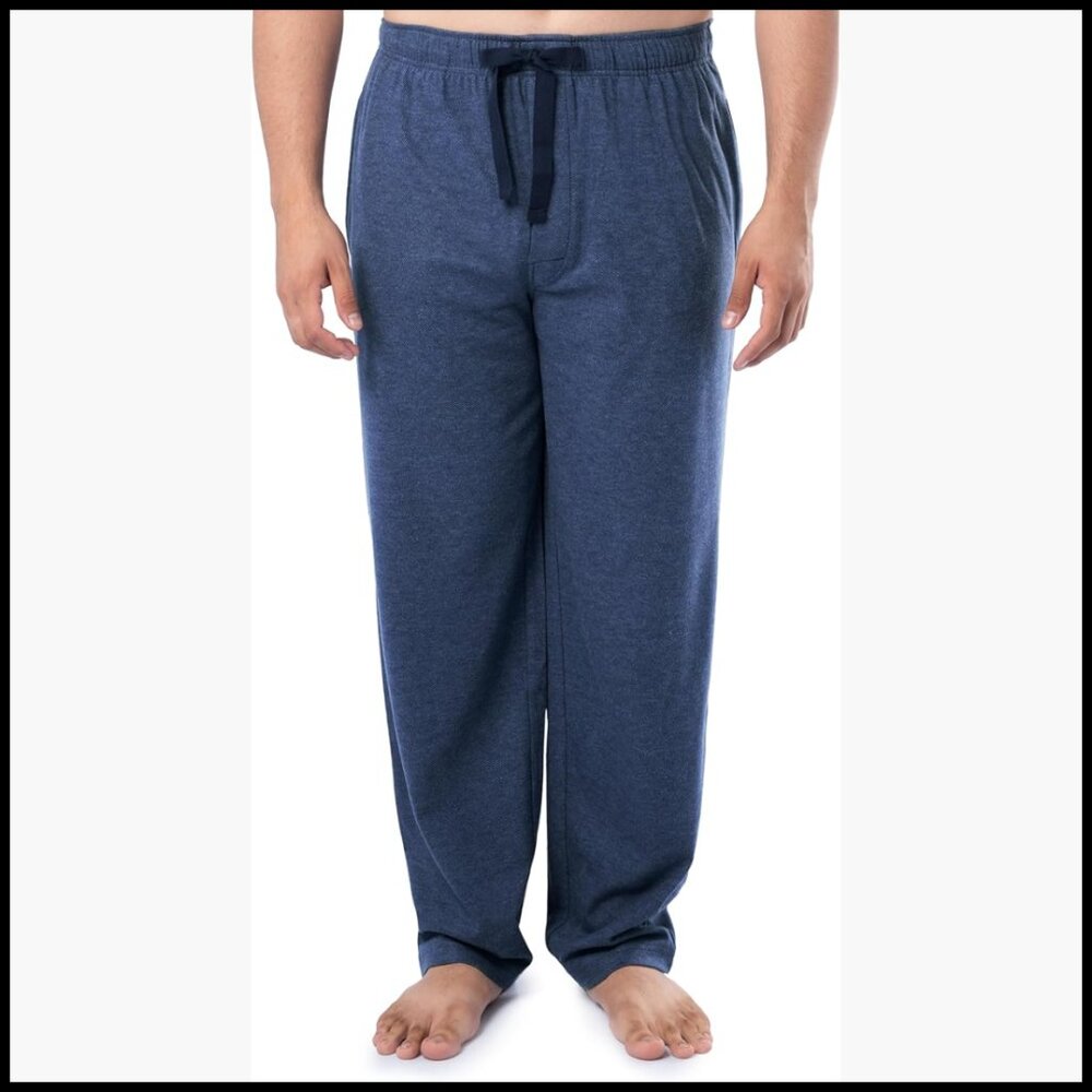 Polyester Blend Sleep Pants with Drawstring Waist… - image 1